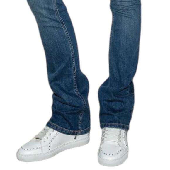 Zadig & Voltaire High Flash Studded Leather High Top Sneaker White Size 40 - Picture 3 of 13